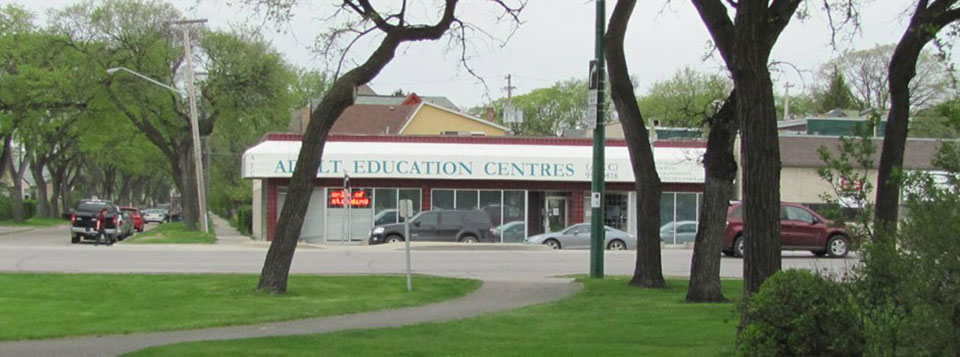Adult Education Centres, as seen from St. John’s Park.